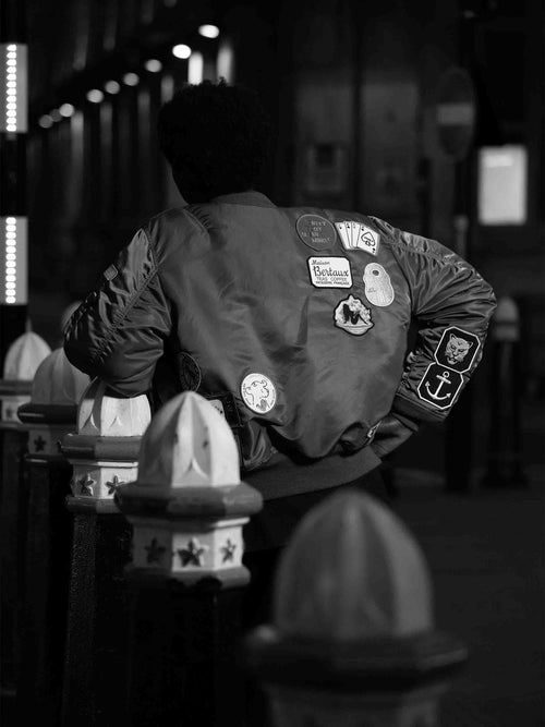 BUNNEY X ALPHA MA-1 BOMBER JACKET COLLAB COLLAB 