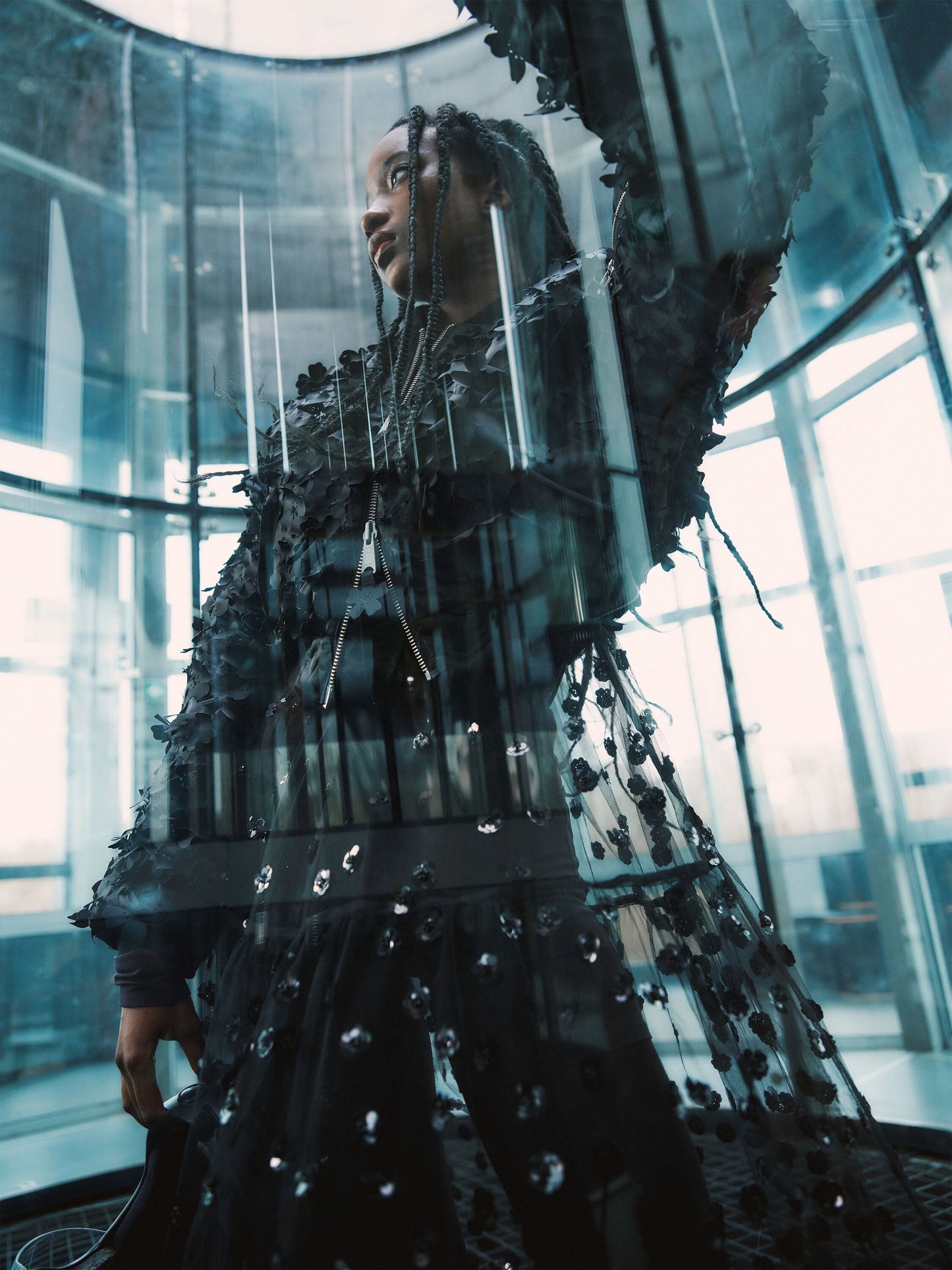 CECILIE BAHNSEN X ALPHA MA-1 CR LASER CUT COLLAB Alpha Industries 