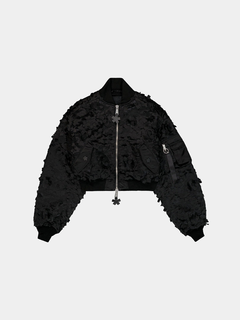 CECILIE BAHNSEN X ALPHA MA-1 CR LASER CUT COLLAB Alpha Industries BLACK XXS 