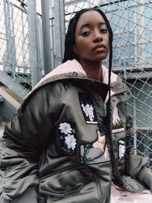 CECILIE BAHNSEN X ALPHA N-2B PATCH OS PARKA Alpha Industries 