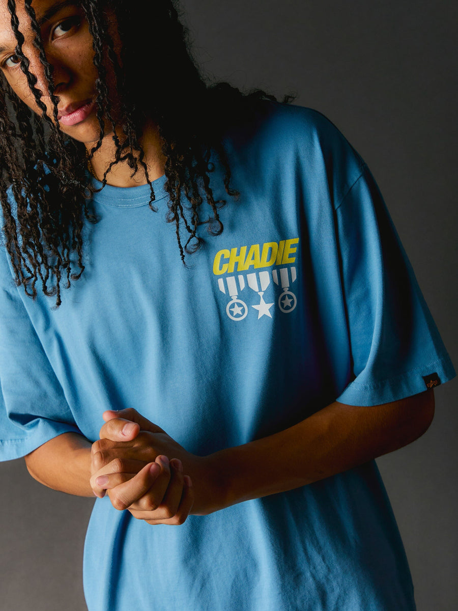 CHADIE X ALPHA CHOPPER TEE COLLAB Alpha Industries 