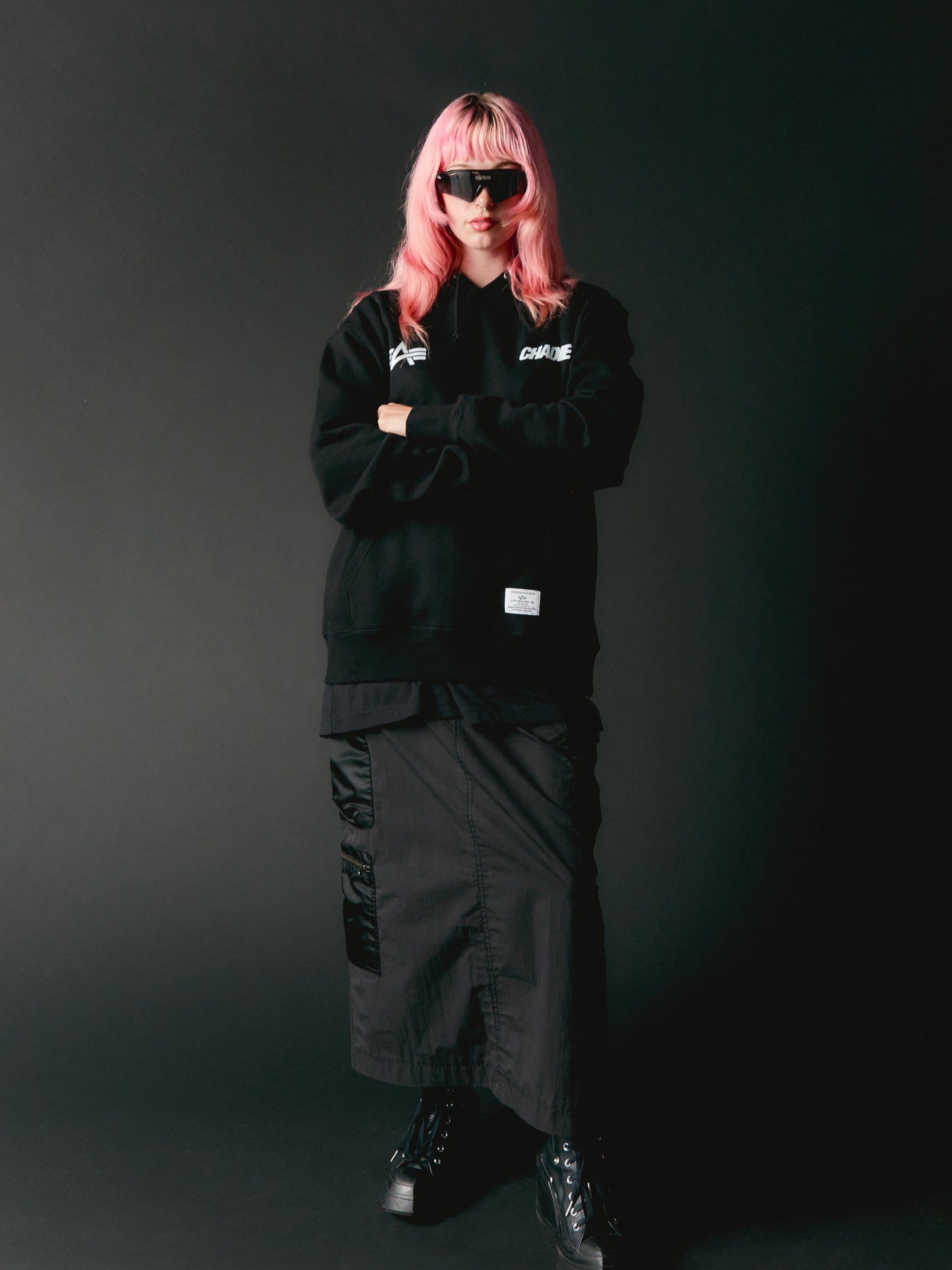 CHADIE X ALPHA JET STREAM HOODIE COLLAB Alpha Industries 