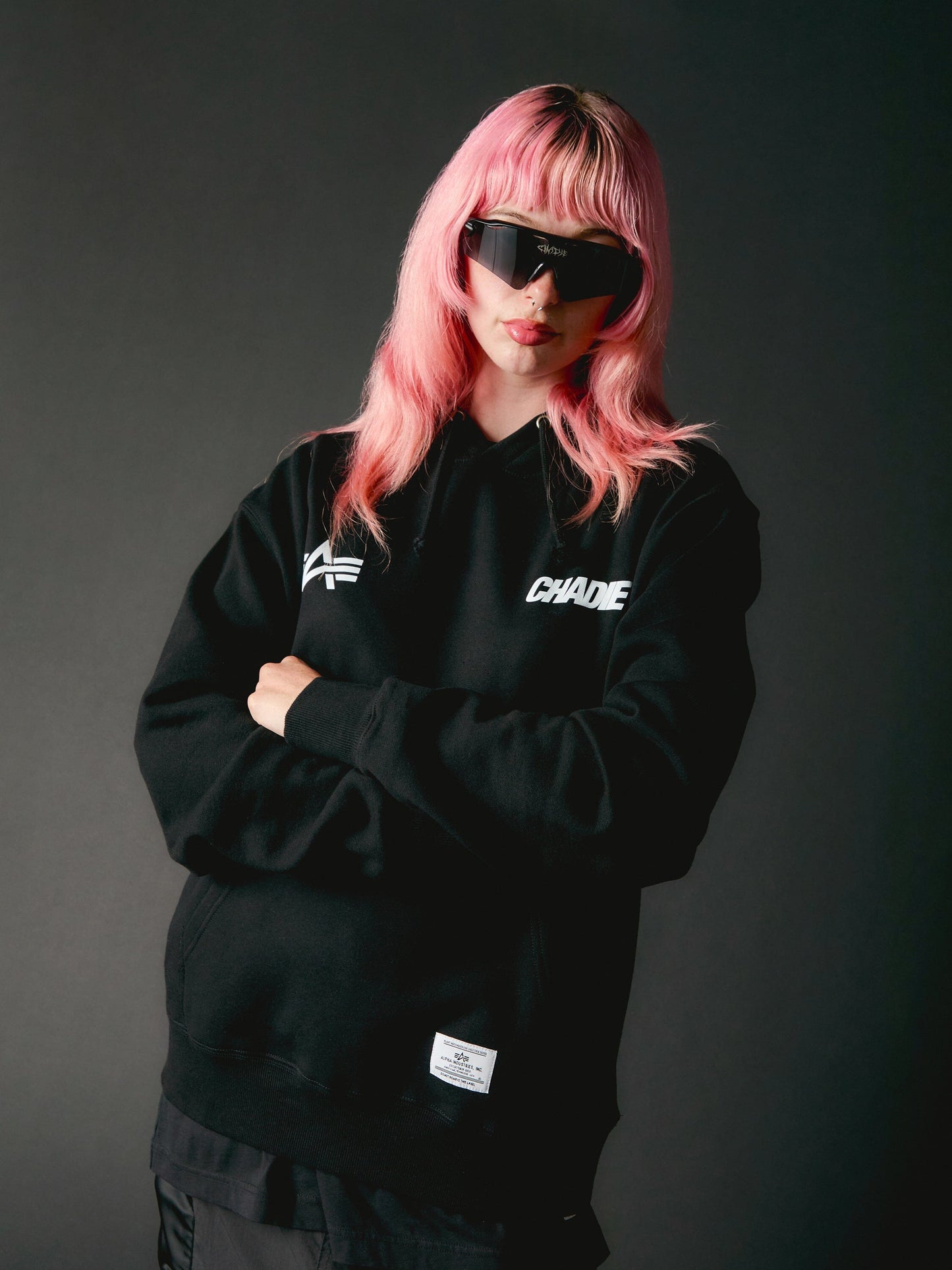 CHADIE X ALPHA JET STREAM HOODIE COLLAB Alpha Industries 