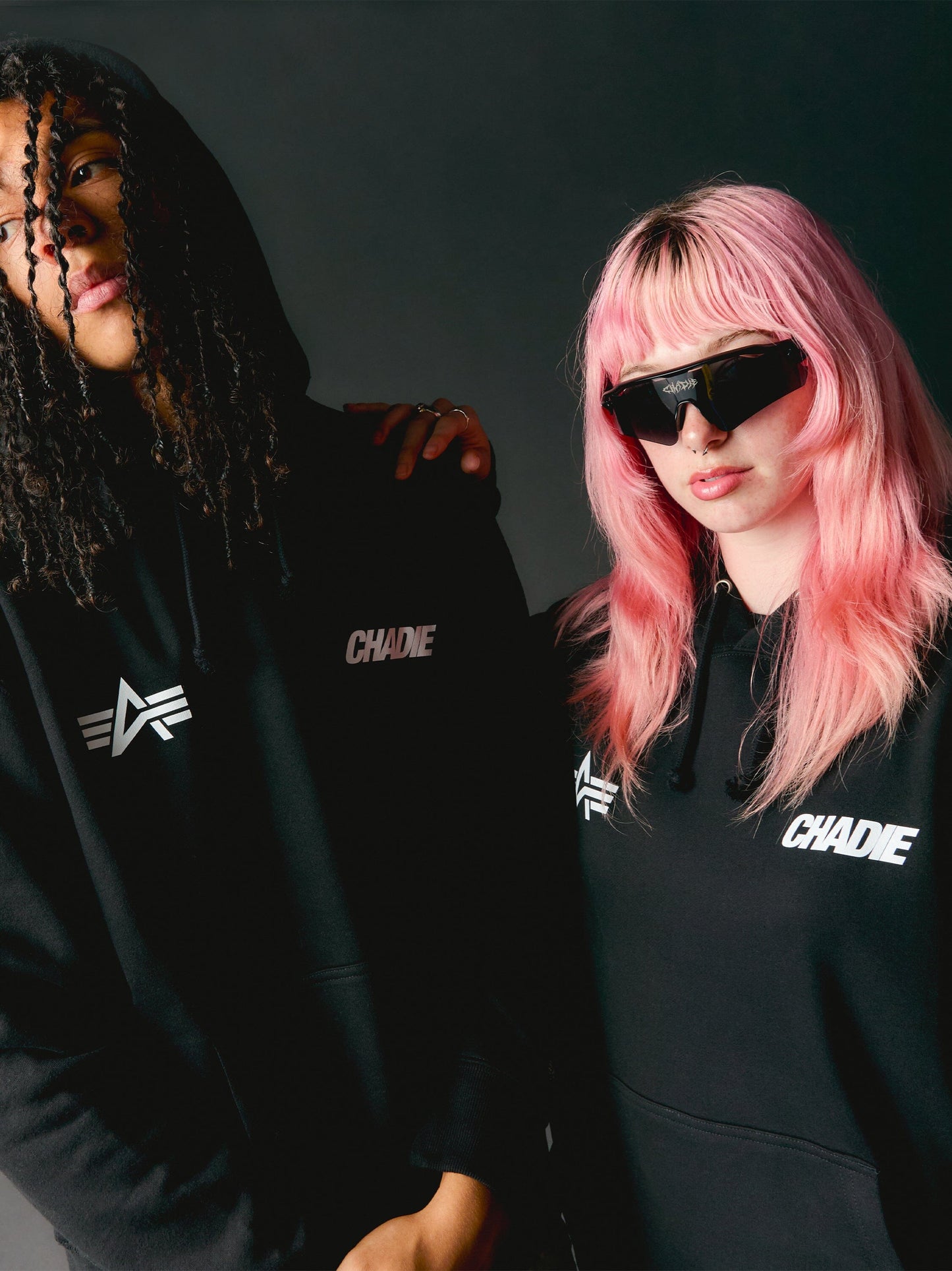 CHADIE X ALPHA JET STREAM HOODIE COLLAB Alpha Industries 