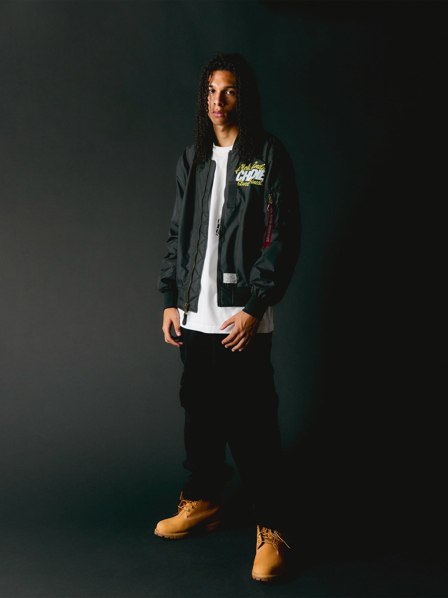 CHADIE X ALPHA NO GUTS NO GLORY L-2B FLIGHT JACKET COLLAB Alpha Industries 