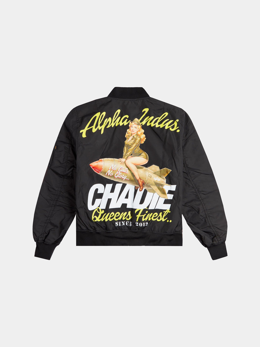 CHADIE X ALPHA NO GUTS NO GLORY L-2B FLIGHT JACKET COLLAB Alpha Industries 