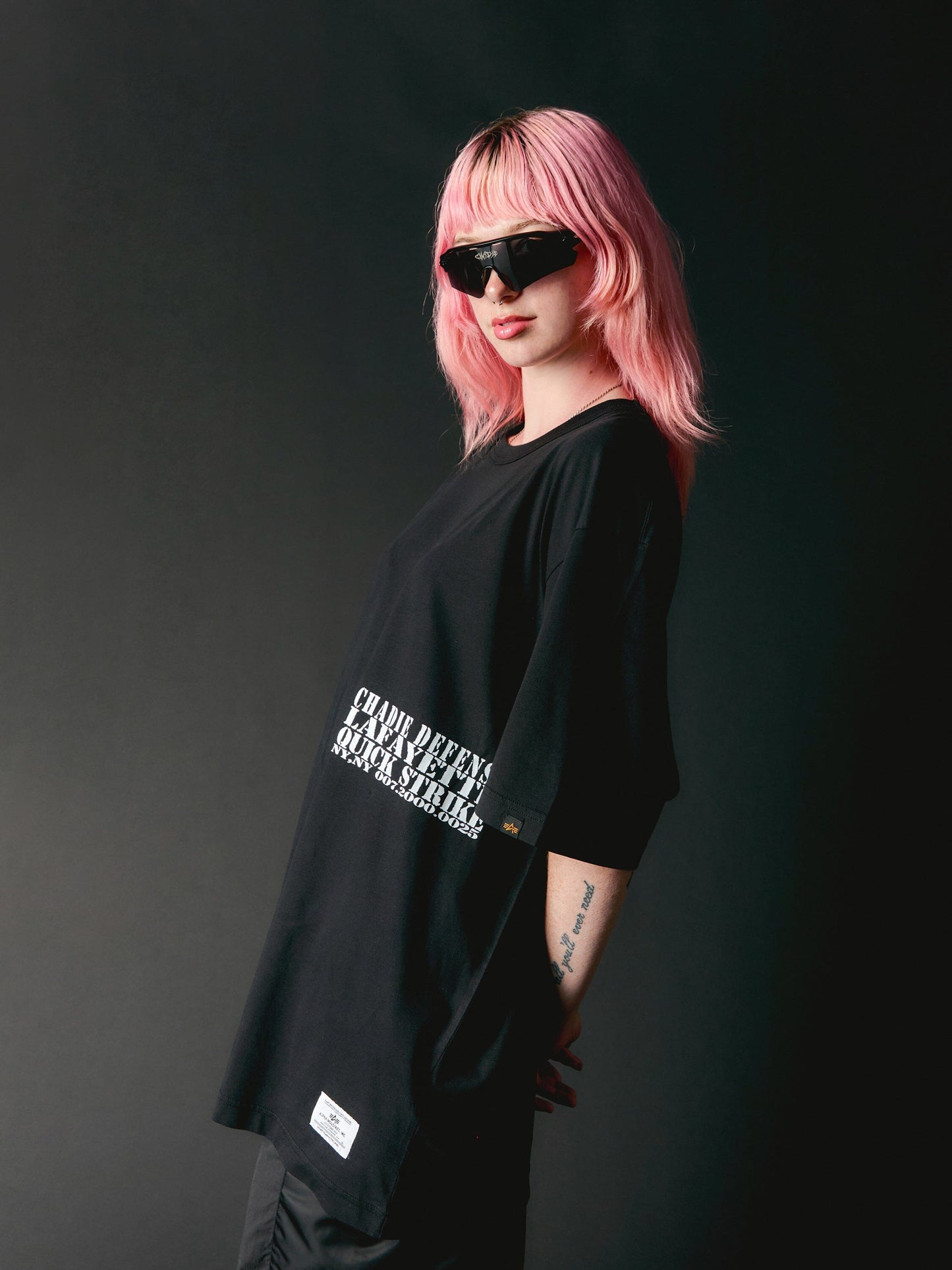 CHADIE X ALPHA SONAR TEE COLLAB Alpha Industries 