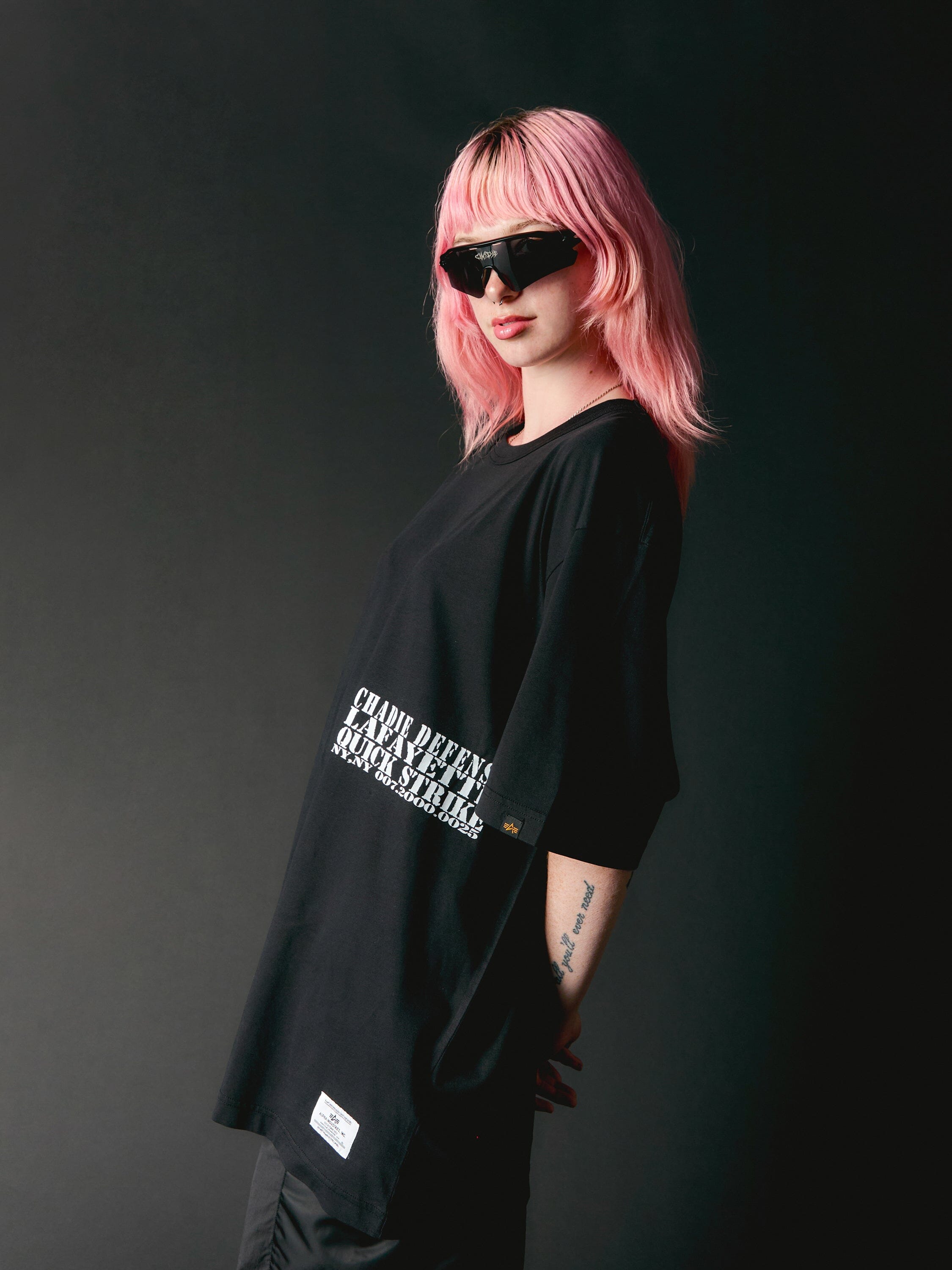 CHADIE X ALPHA SONAR TEE COLLAB Alpha Industries 