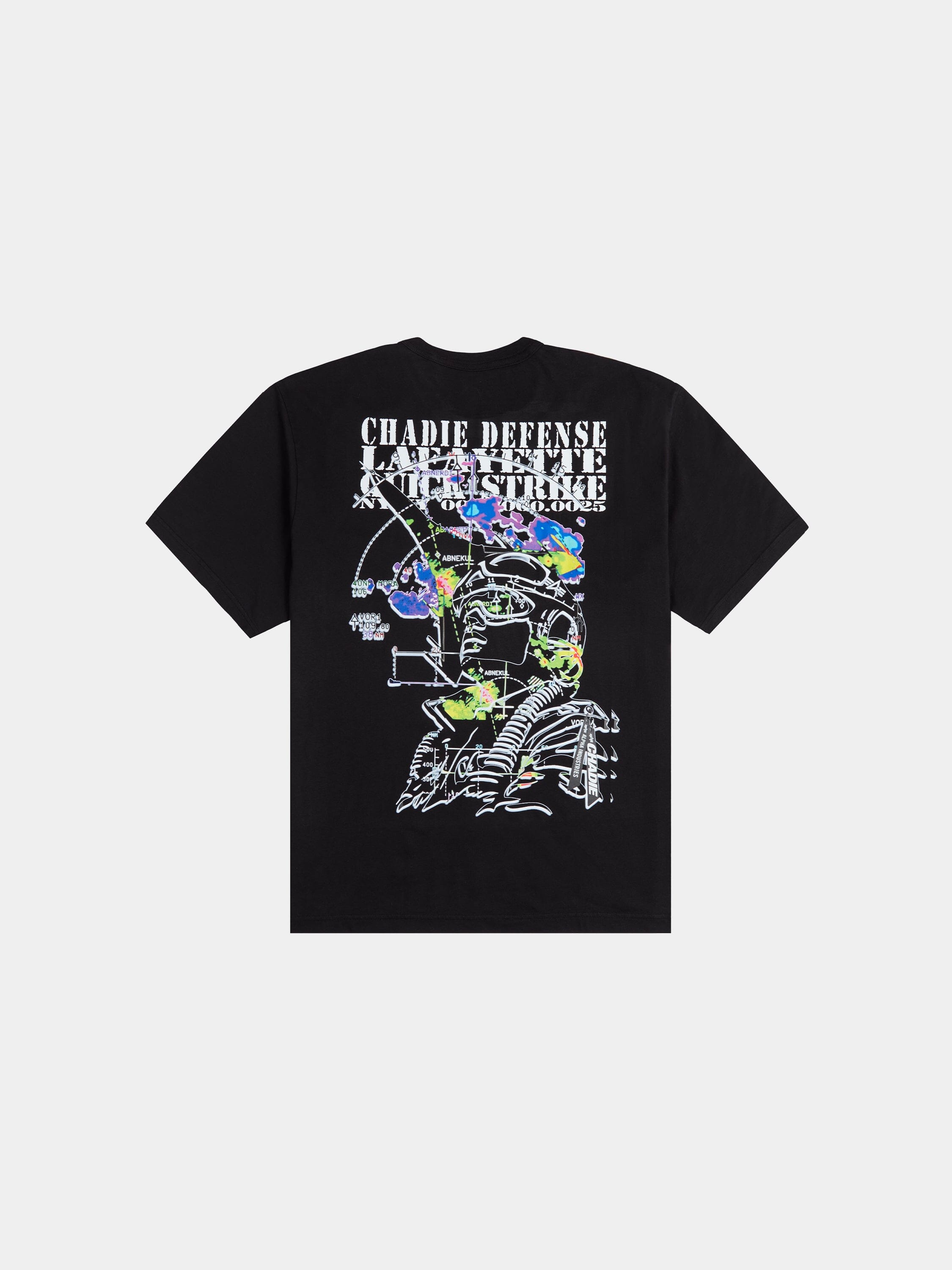 CHADIE X ALPHA SONAR TEE COLLAB Alpha Industries BLACK XS 