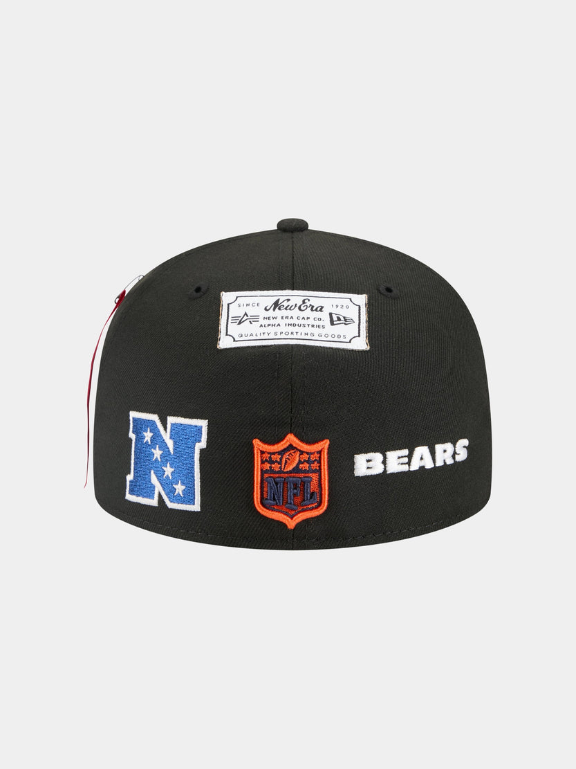 CHICAGO BEARS X ALPHA X NEW ERA 59FIFTY FITTED CAP ACCESSORY Alpha Industries 