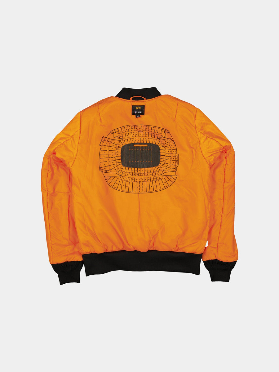CHICAGO BEARS X ALPHA X NEW ERA MA-1 BOMBER JACKET (BLACK CAMO) OUTERWEAR Alpha Industries 
