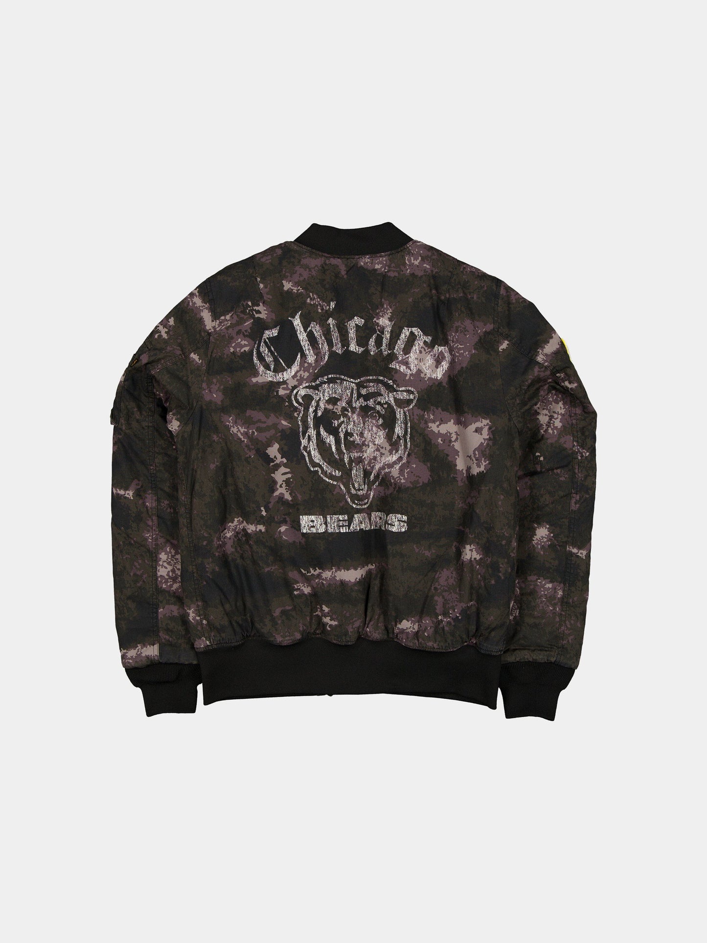 CHICAGO BEARS X ALPHA X NEW ERA MA-1 BOMBER JACKET (BLACK CAMO) OUTERWEAR Alpha Industries 