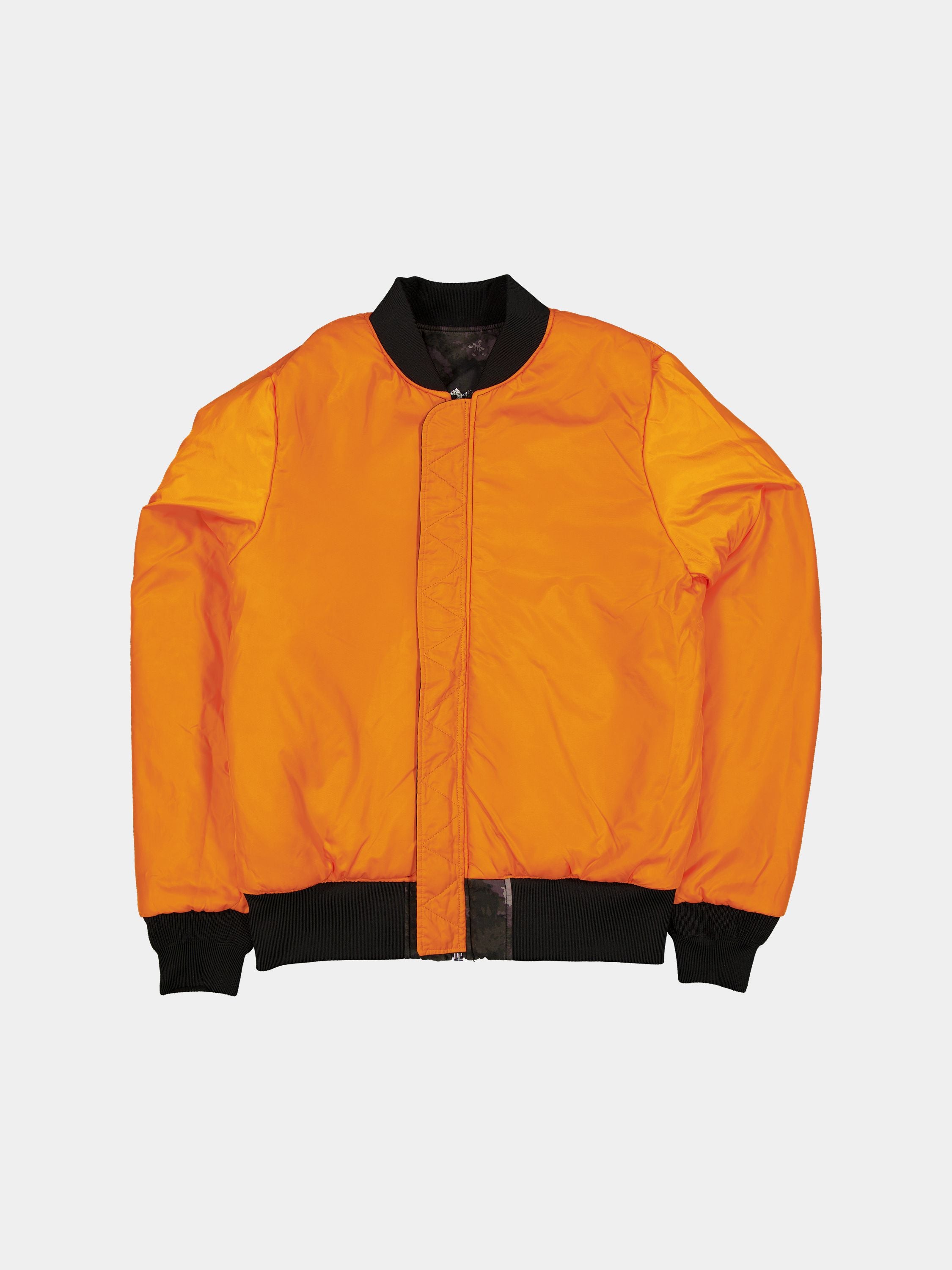 Chicago Blackhawks X Alpha X New Era MA-1 Bomber Jacket (Black