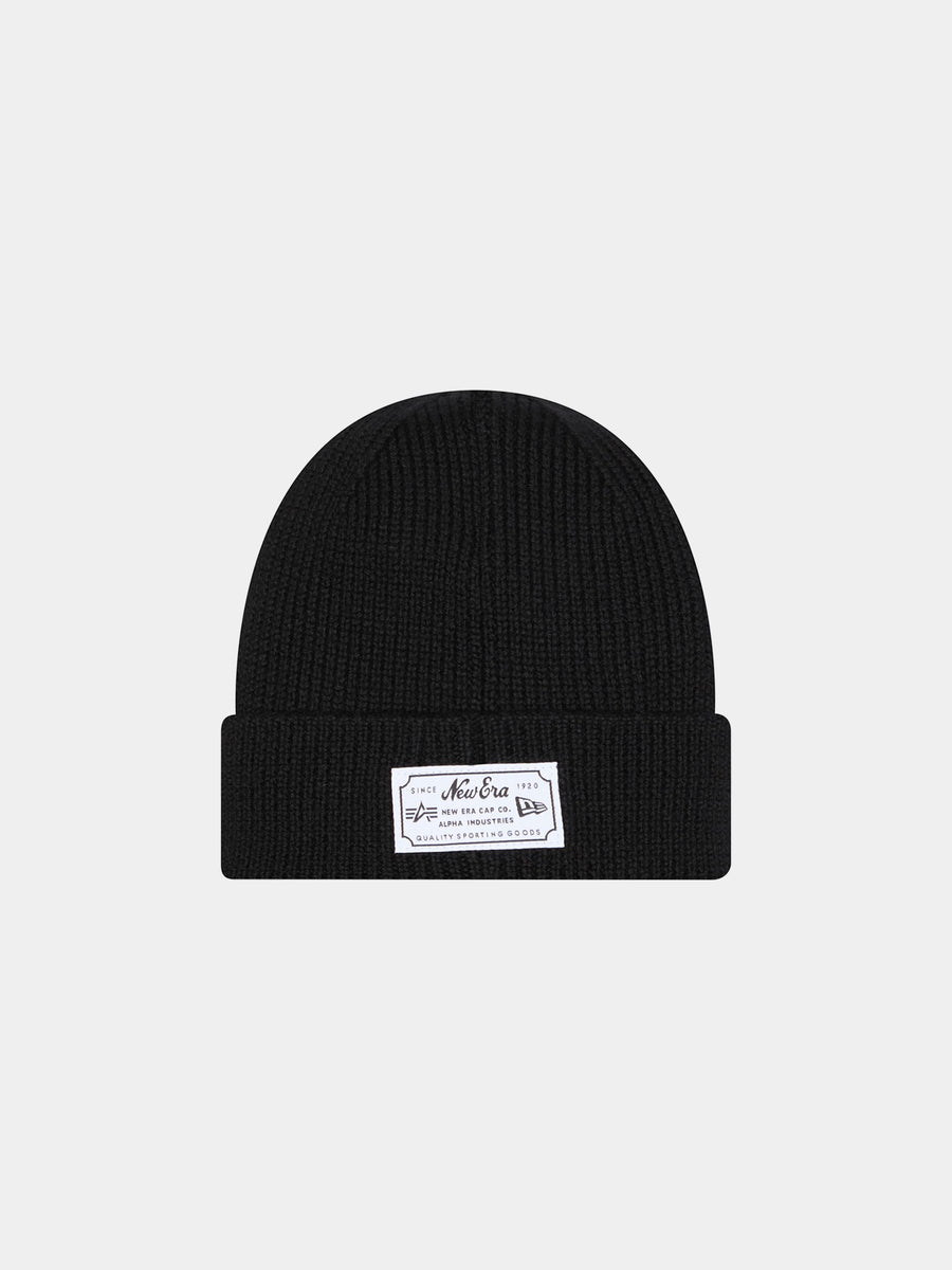 CHICAGO BLACKHAWKS X ALPHA X NEW ERA SHORT CUFF BEANIE ACCESSORY Alpha Industries 