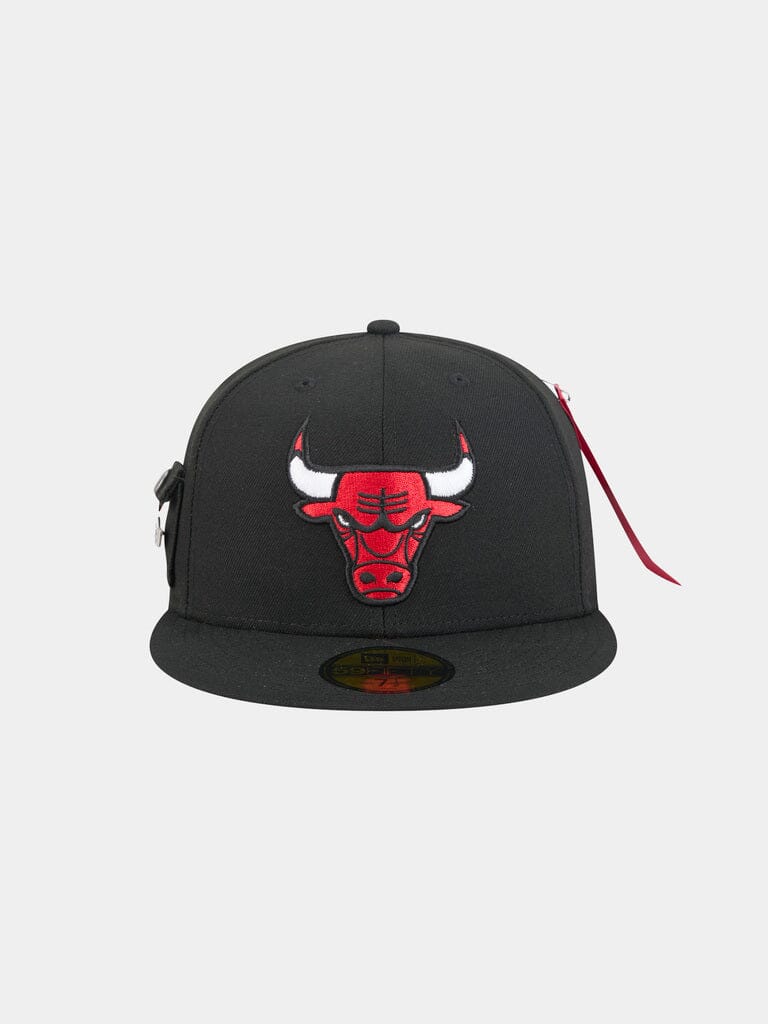 CHICAGO BULLS X ALPHA X NEW ERA 59FIFTY FITTED CAP ACCESSORY Alpha Industries BLACK 6 7/8 