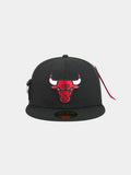 CHICAGO BULLS X ALPHA X NEW ERA 59FIFTY FITTED CAP ACCESSORY Alpha Industries BLACK 6 7/8 