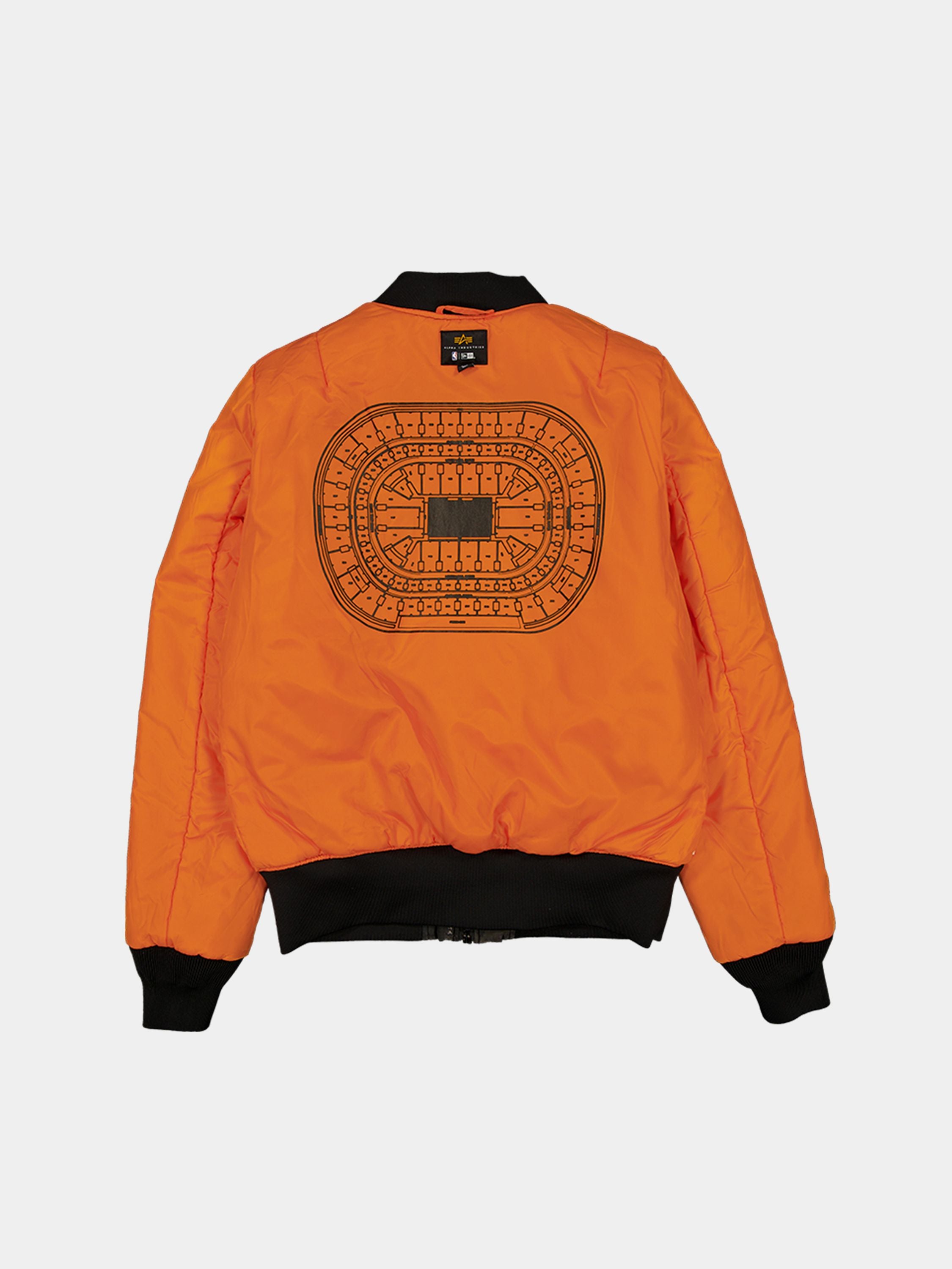 Chicago Bulls X Alpha X New Era MA-1 Bomber Jacket (Black Camo