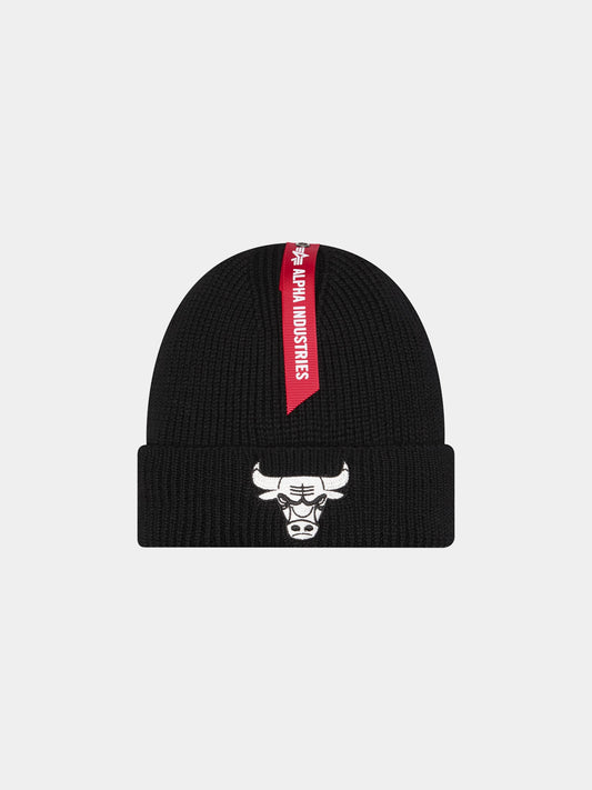 CHICAGO BULLS X ALPHA X NEW ERA SHORT CUFF BEANIE ACCESSORY Alpha Industries 