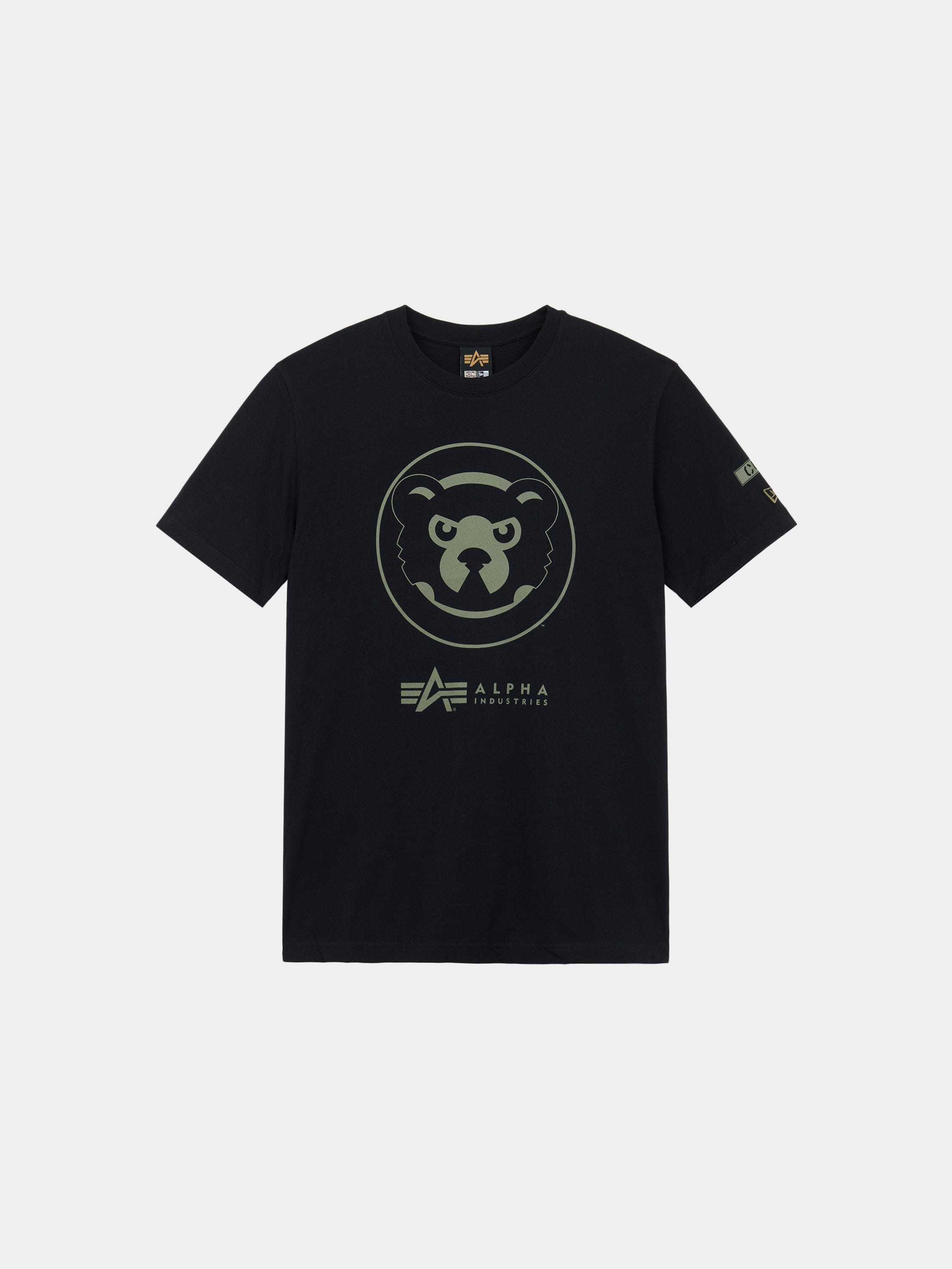 CHICAGO CUBS X ALPHA X NEW ERA T-SHIRT TOP Alpha Industries BLACK S 