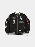 CHICAGO WHITE SOX X ALPHA X NEW ERA MA-1 BOMBER JACKET OUTERWEAR Alpha Industries BLACK/WHITE S 