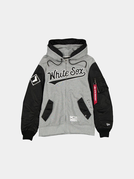 Chicago White Sox X Alpha X New Era MA-1 Zip-Up Hoodie | Alpha