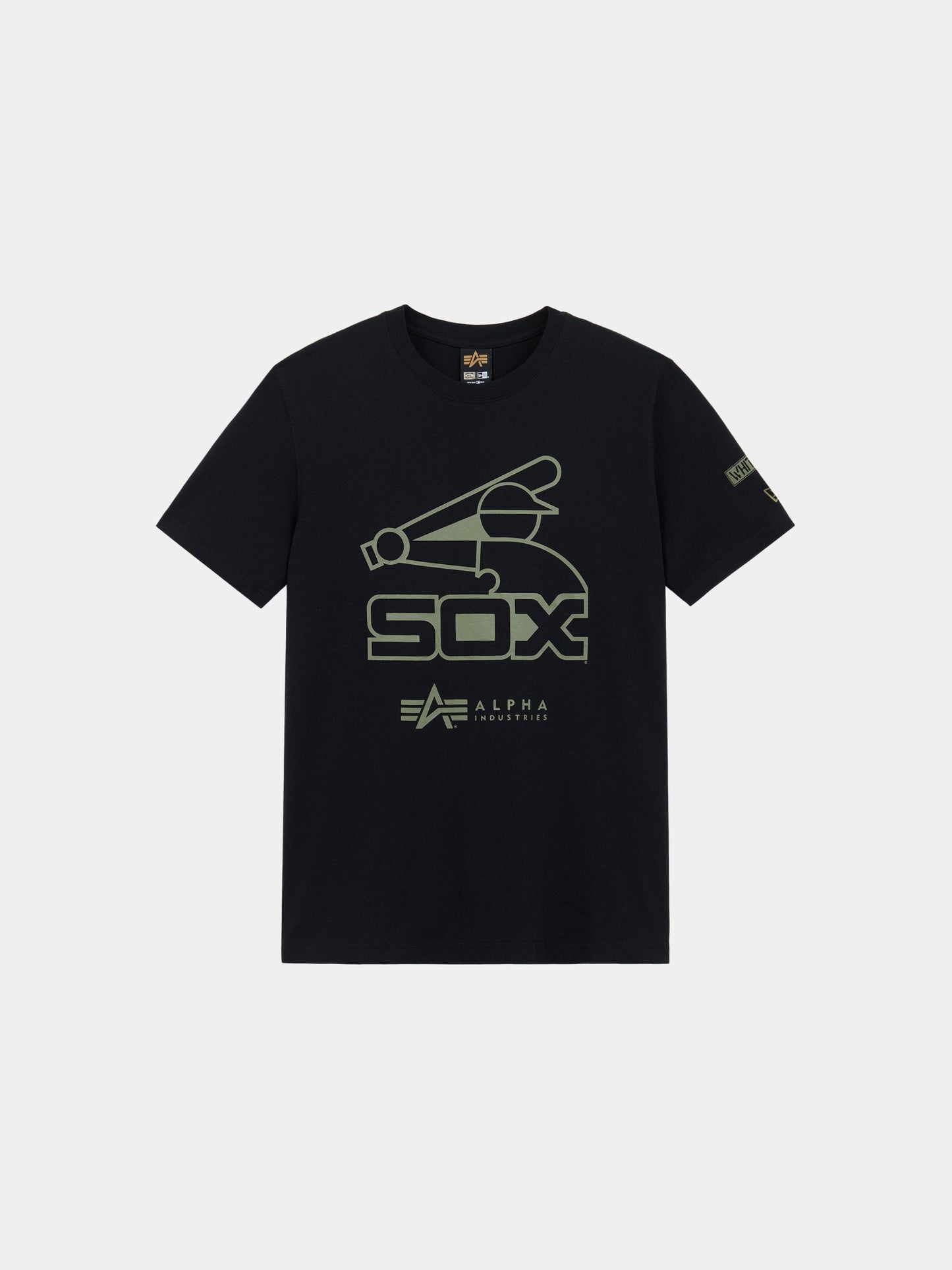 CHICAGO WHITE SOX X ALPHA X NEW ERA T-SHIRT T-SHIRT Alpha Industries BLACK S 