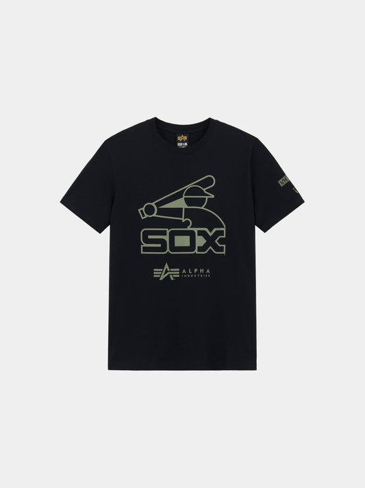 CHICAGO WHITE SOX X ALPHA X NEW ERA T-SHIRT T-SHIRT Alpha Industries BLACK S 