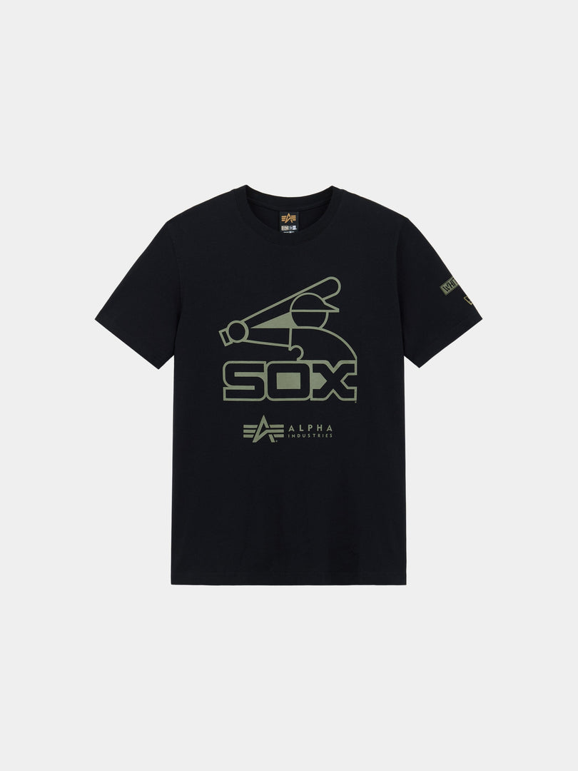 CHICAGO WHITE SOX X ALPHA X NEW ERA T-SHIRT T-SHIRT Alpha Industries BLACK S 