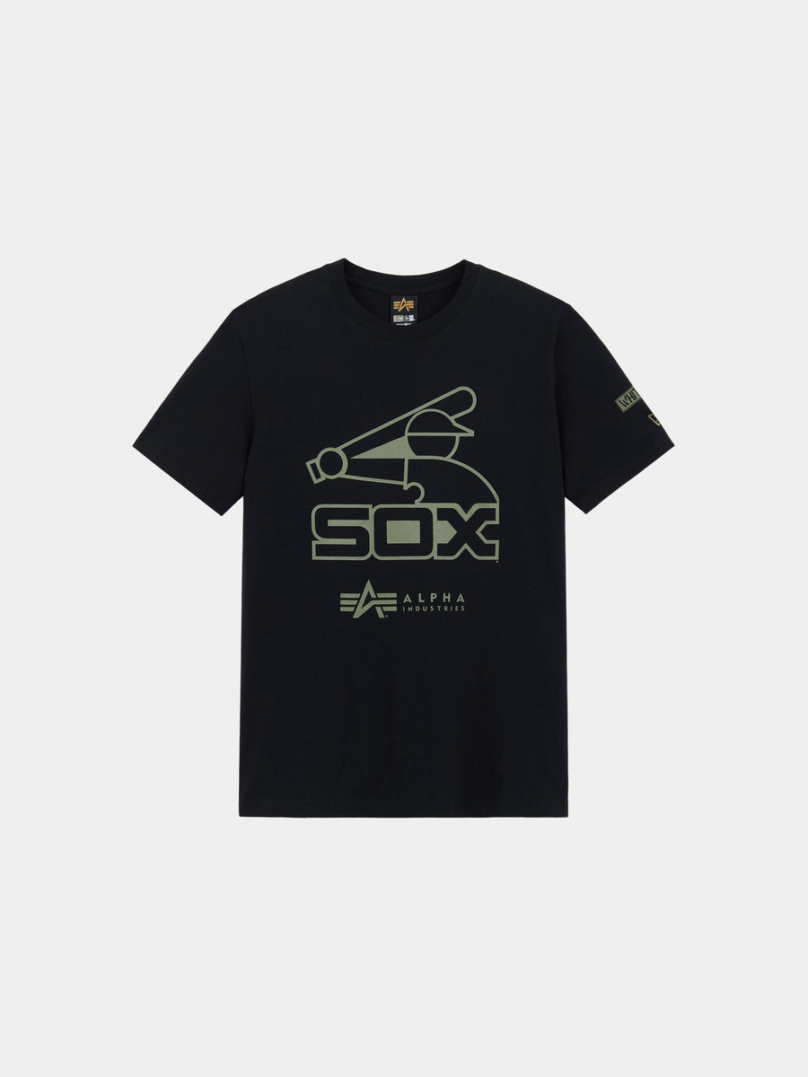 CHICAGO WHITE SOX X ALPHA X NEW ERA T-SHIRT T-SHIRT Alpha Industries BLACK S 