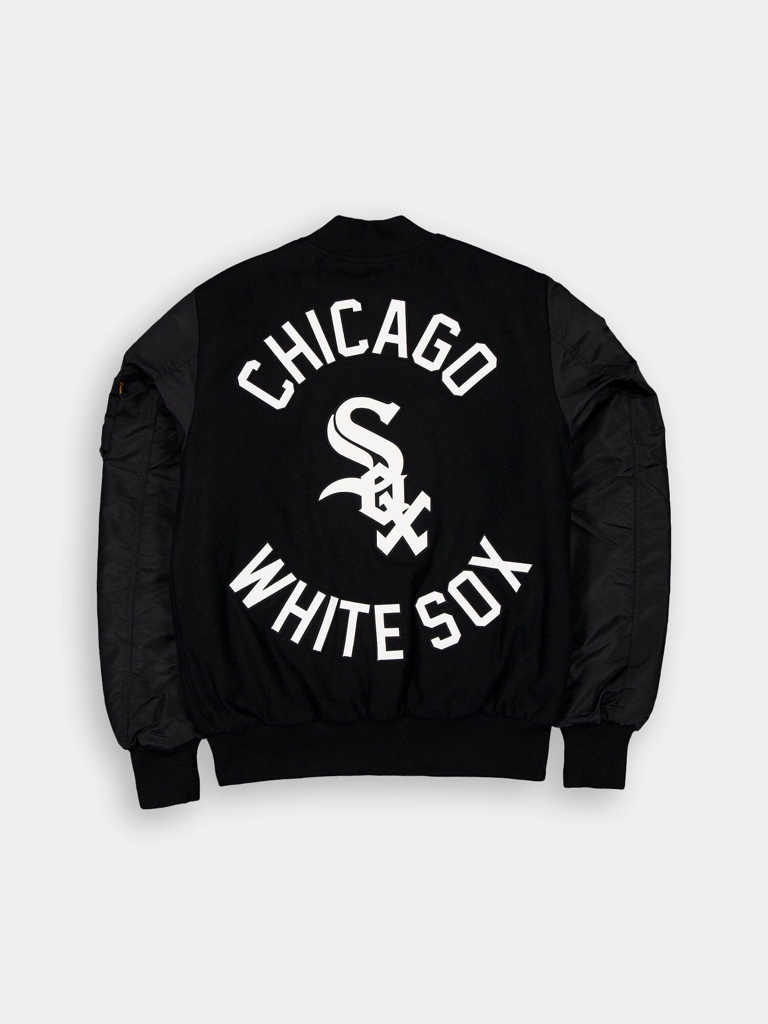 CHICAGO WHITE SOX X ALPHA X NEW ERA WOOL VARSITY MA-1 BOMBER JACKET OUTERWEAR Alpha Industries / NE-MLB 
