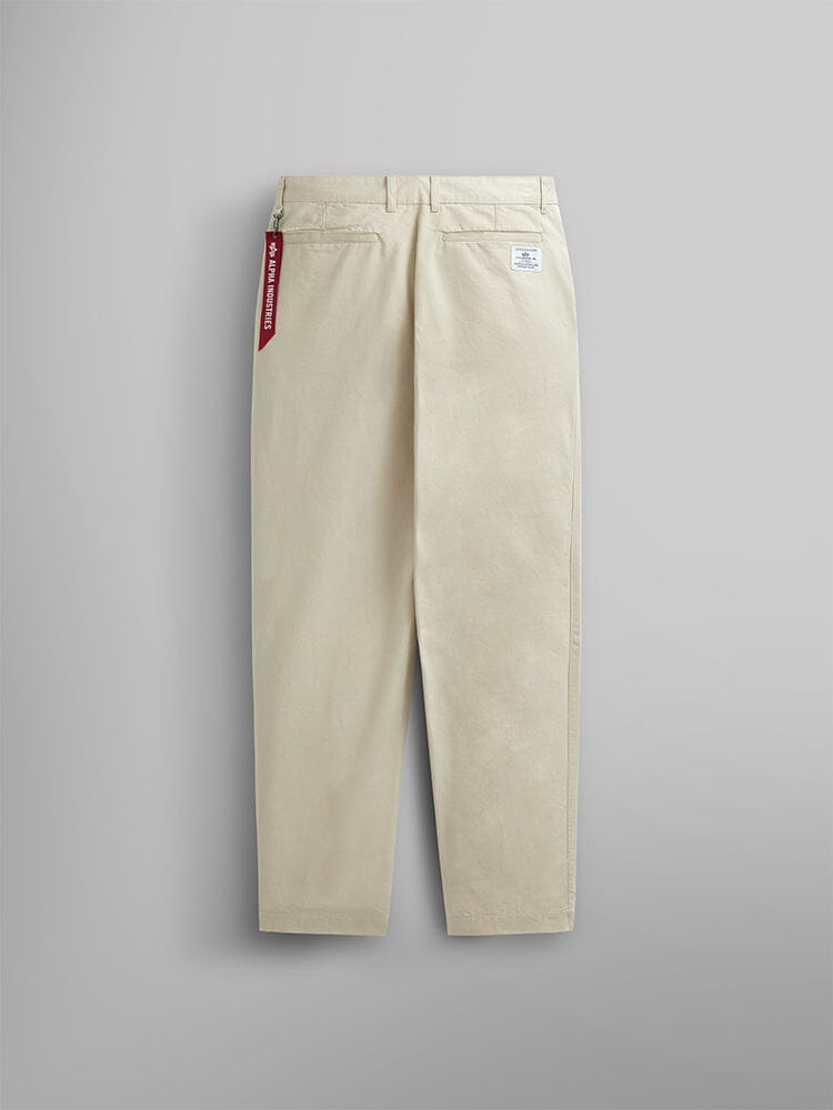 Classic Trouser by Alpha Industries, two rear pockets, left-side red tag, durable cotton fabric.