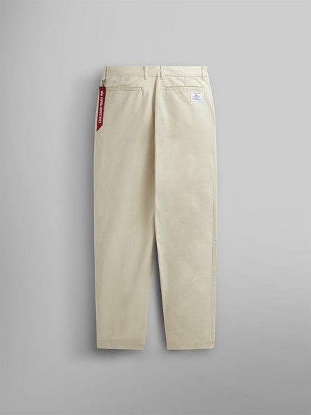 Classic Trouser by Alpha Industries, two rear pockets, left-side red tag, durable cotton fabric.