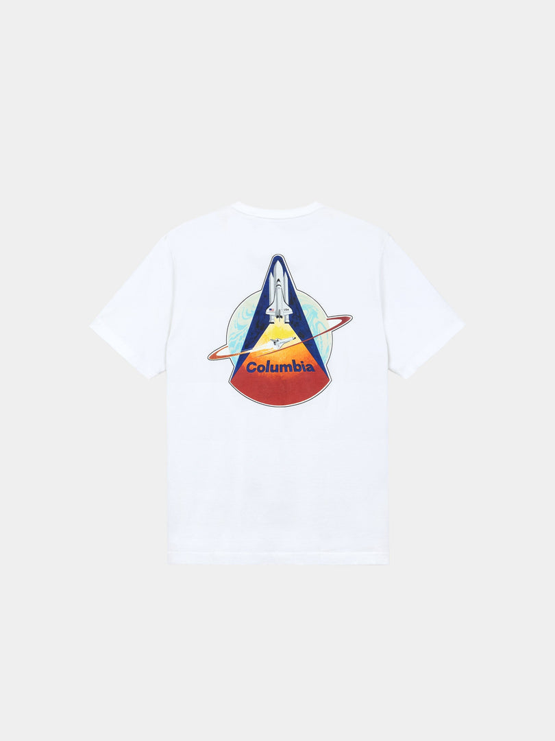 COLUMBIA STS-1 TEE TOP Alpha Industries WHITE S 