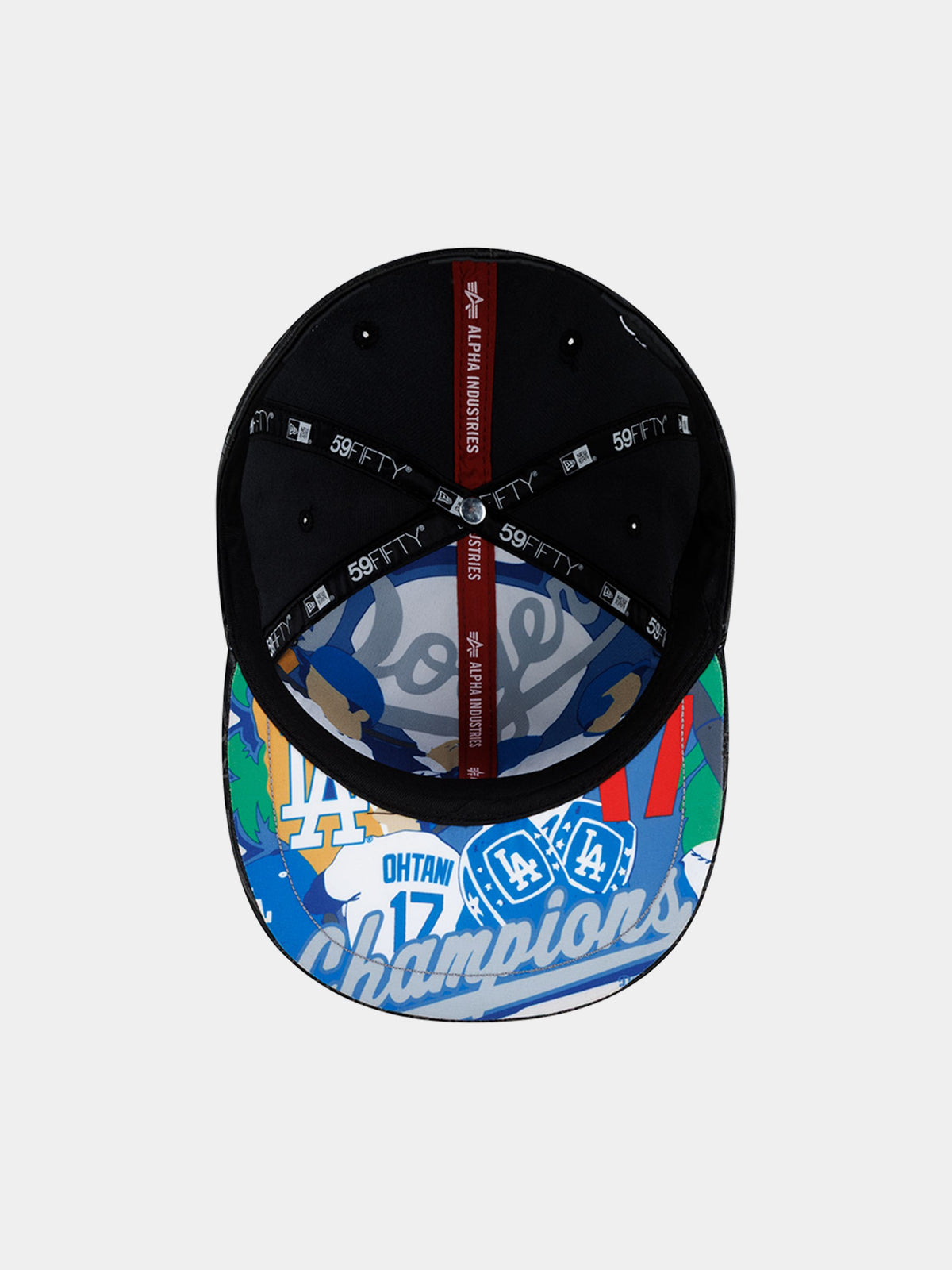 COMPLEXCON X LOS ANGELES DODGERS X ALPHA X NEW ERA 59FIFTY FITTED CAP ACCESSORY Alpha Industries 