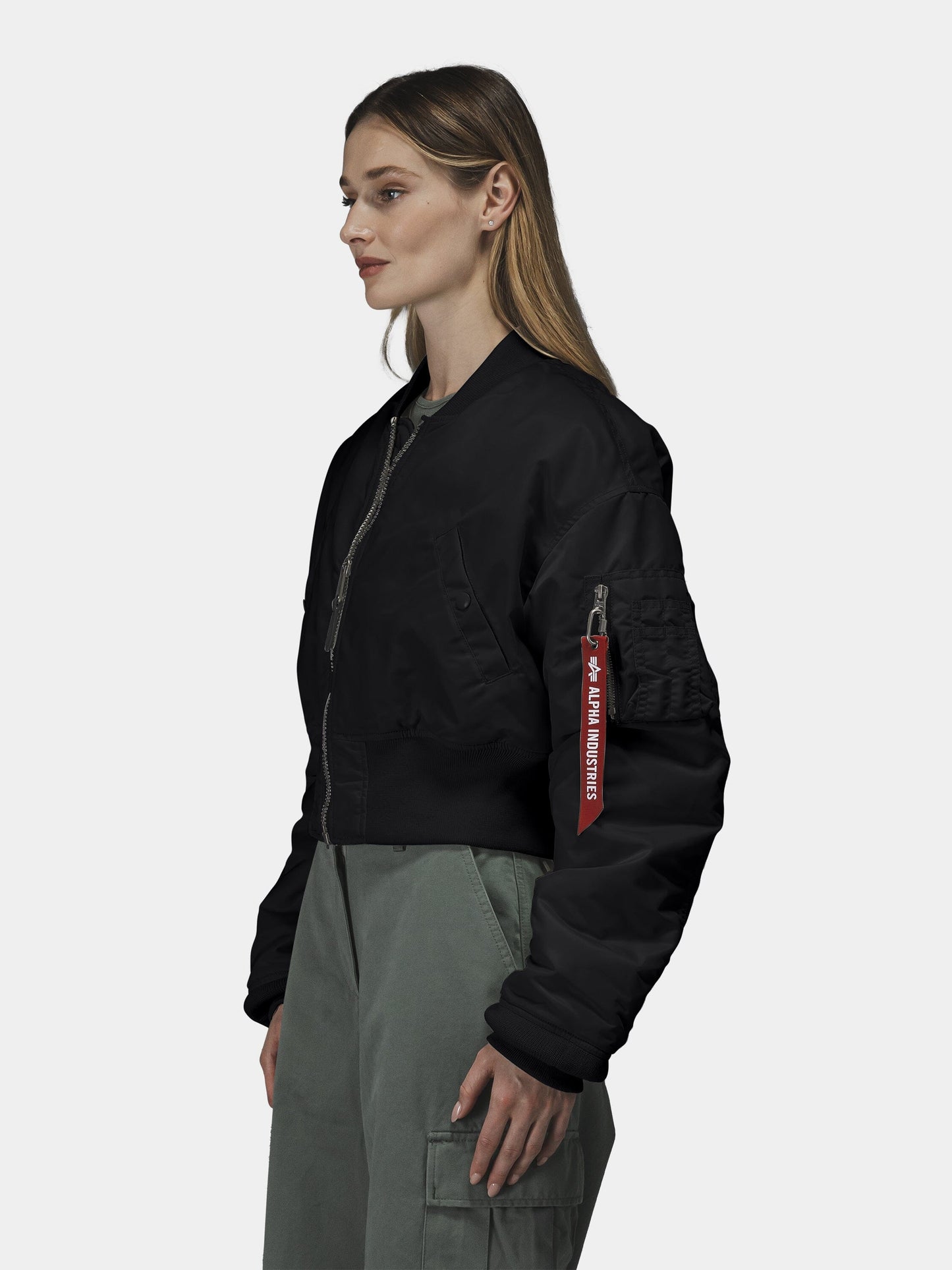 CROPPED MA-1 FLIGHT JACKET WOMENS OUTERWEAR Alpha Industries 