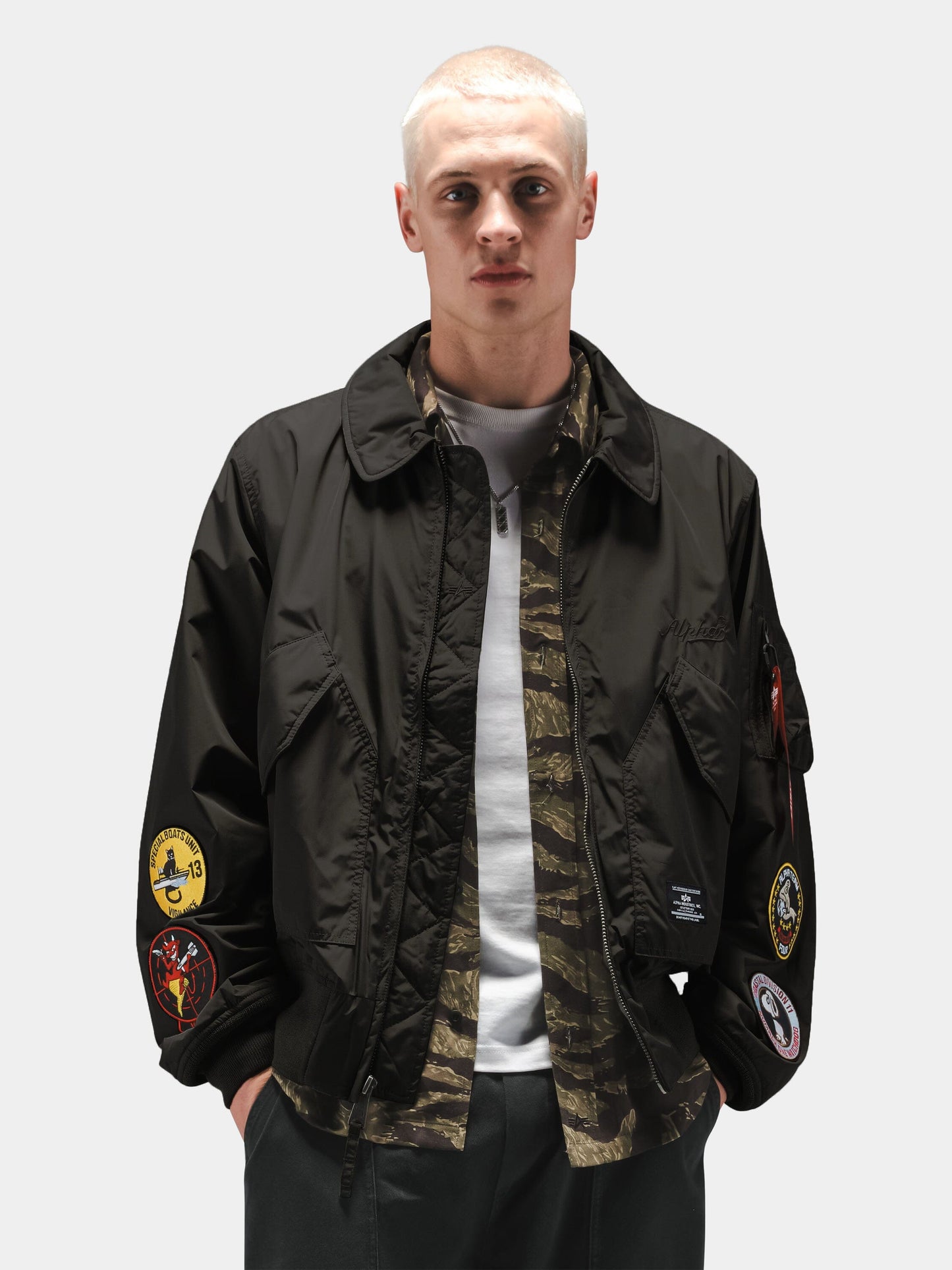 CWU 36/P RELAXED PATCHED FLIGHT JACKET OUTERWEAR Alpha Industries 