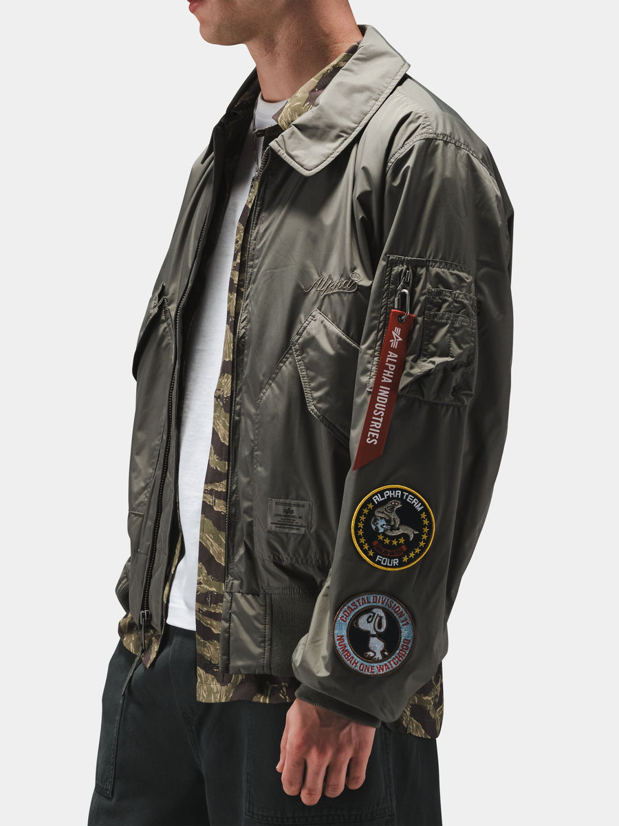 CWU 36/P RELAXED PATCHED FLIGHT JACKET OUTERWEAR Alpha Industries 