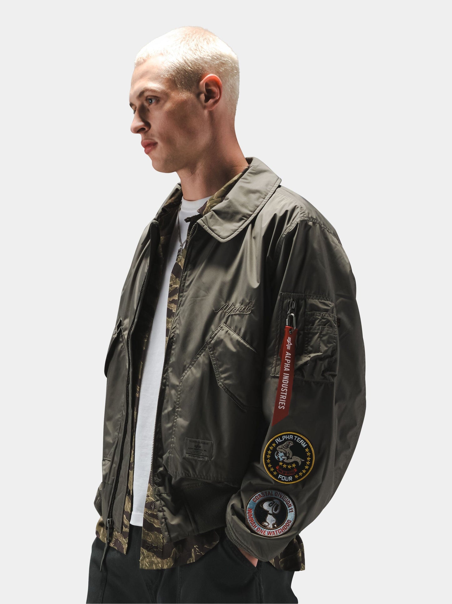 CWU 36/P RELAXED PATCHED FLIGHT JACKET OUTERWEAR Alpha Industries 