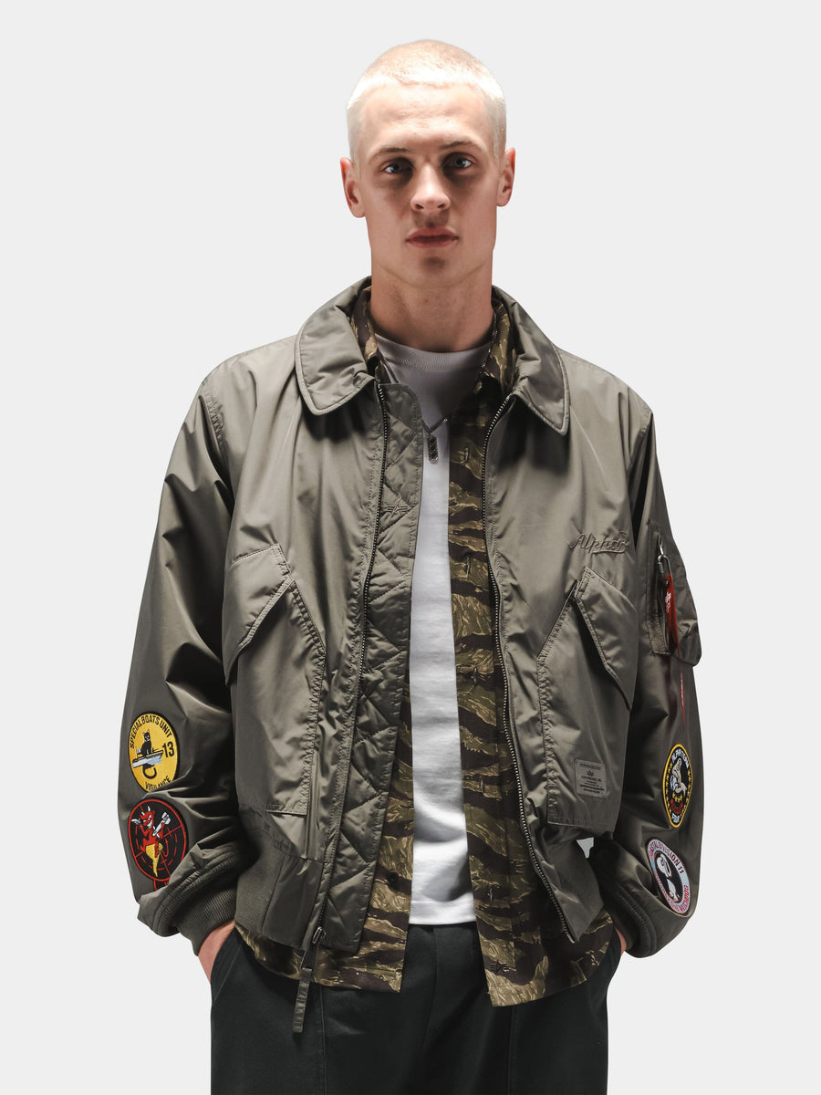 CWU 36/P RELAXED PATCHED FLIGHT JACKET OUTERWEAR Alpha Industries 