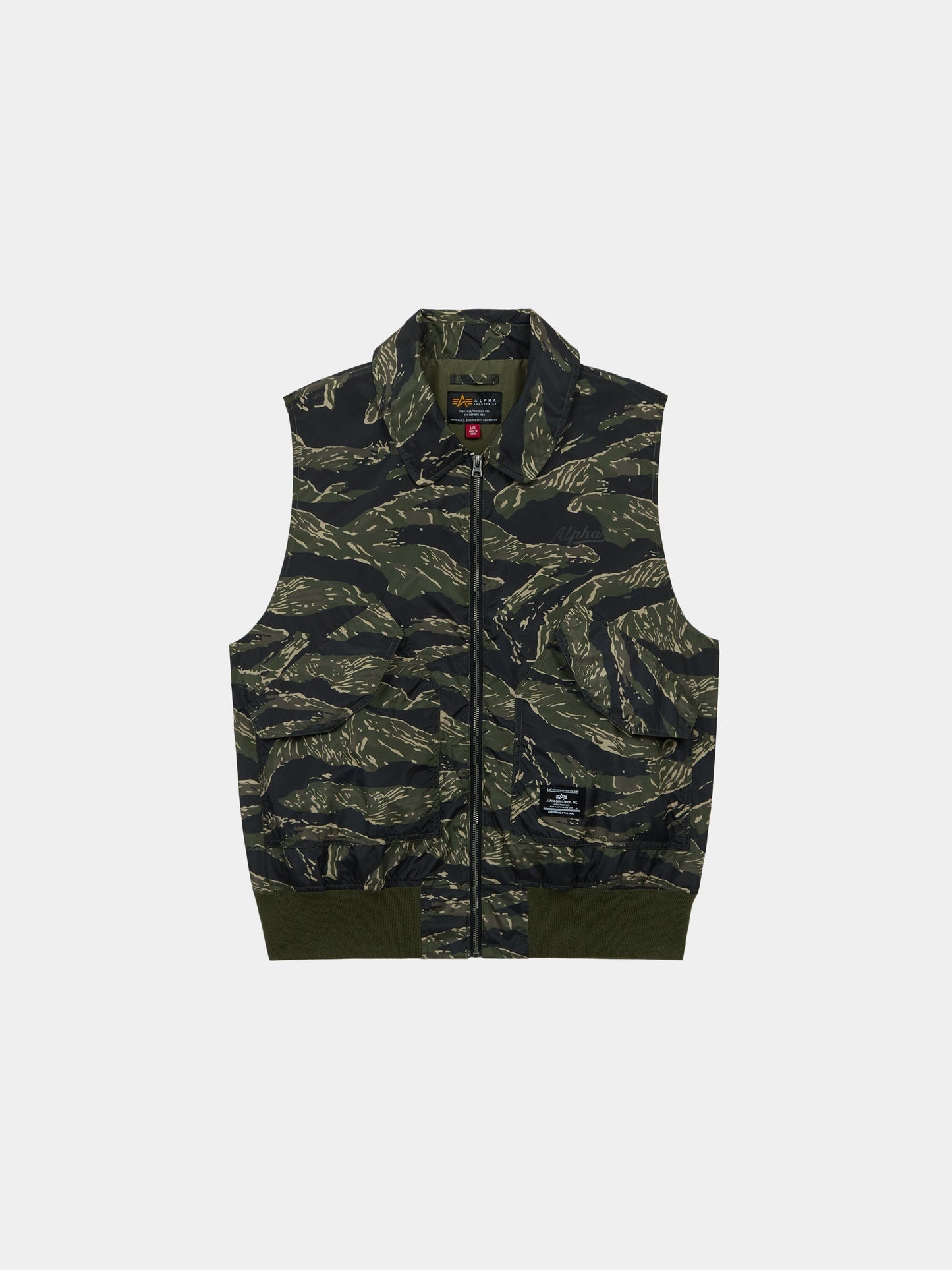 CWU 36/P RELAXED VEST OUTERWEAR Alpha Industries TIGER CAMO XXS 