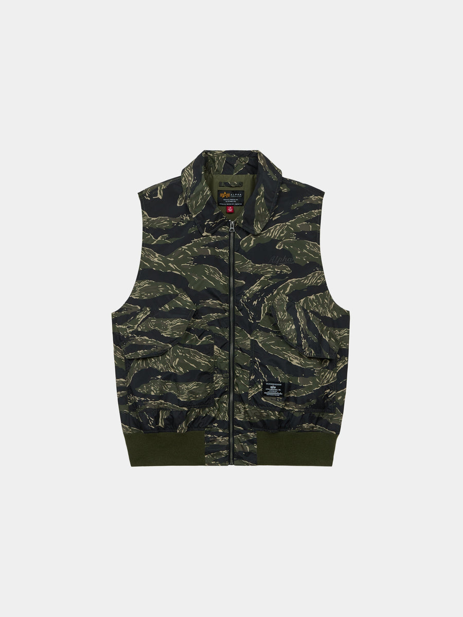 CWU 36/P RELAXED VEST OUTERWEAR Alpha Industries TIGER CAMO XXS 