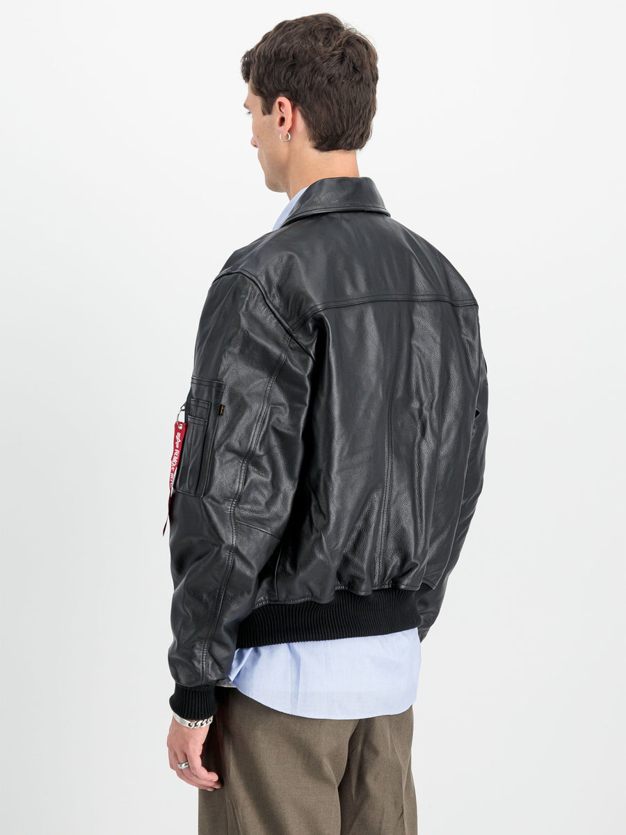 CWU 45/P LEATHER BOMBER JACKET (HERITAGE) FLIGHT Alpha Industries 