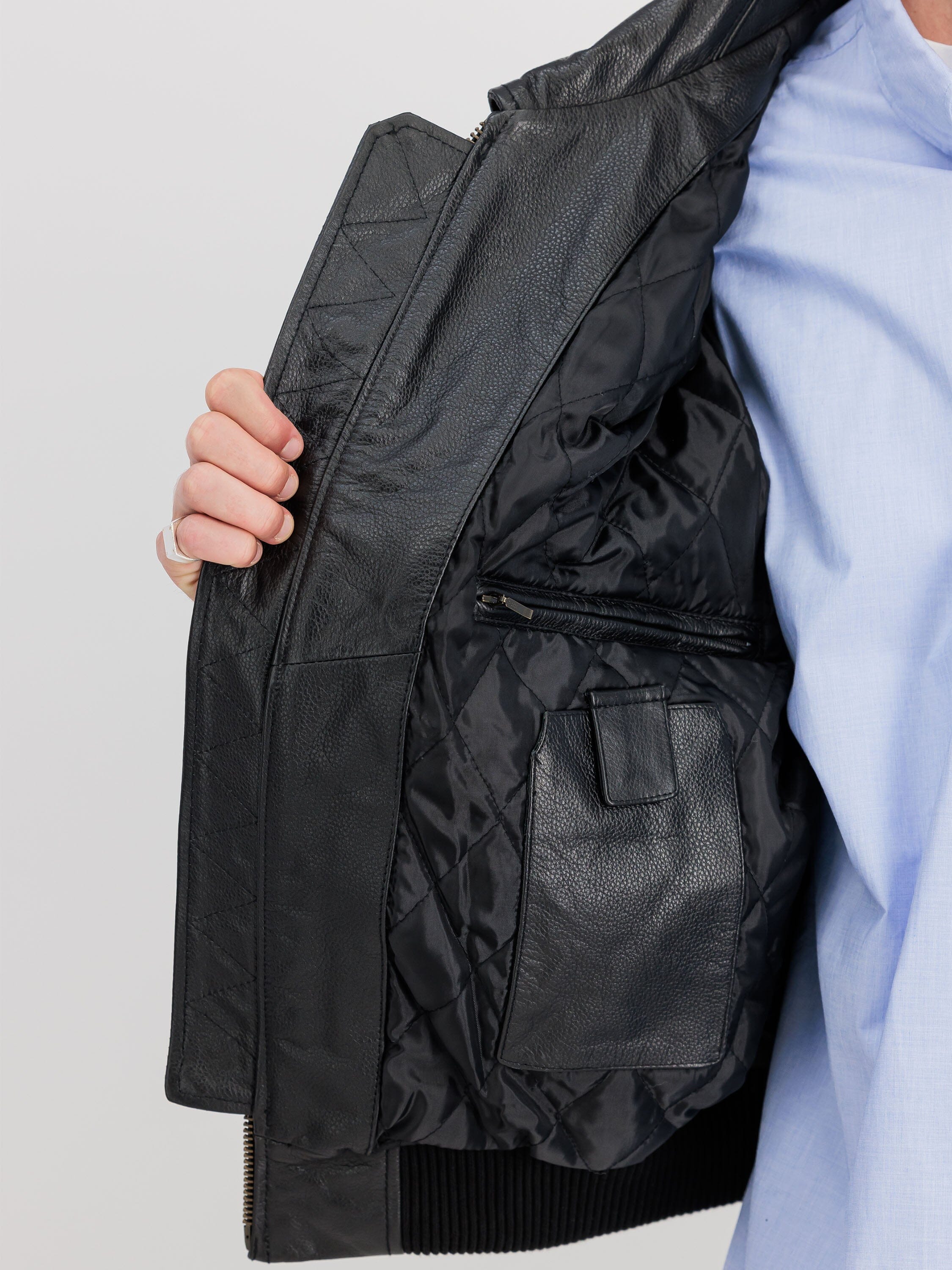 CWU 45/P LEATHER BOMBER JACKET (HERITAGE) FLIGHT Alpha Industries 