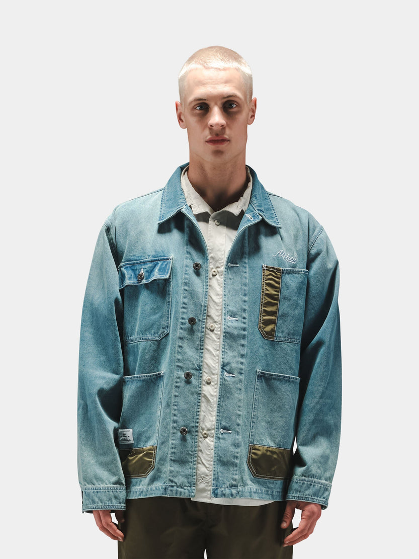 DENIM RELAXED CHORE COAT OUTERWEAR Alpha Industries 