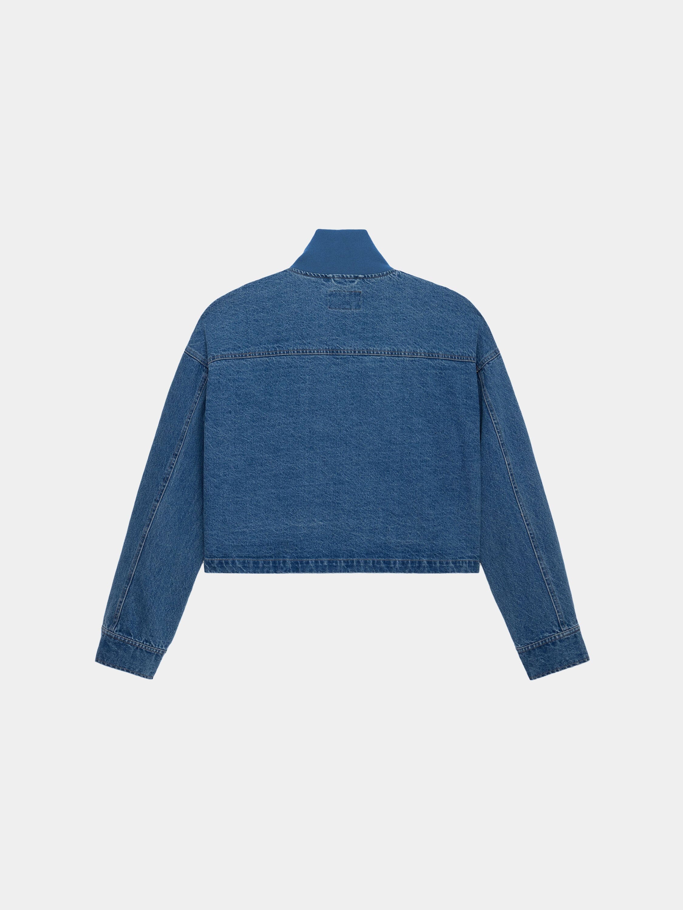 DENIM RELAXED FLIGHT JACKET WOMENS | Alpha Industries