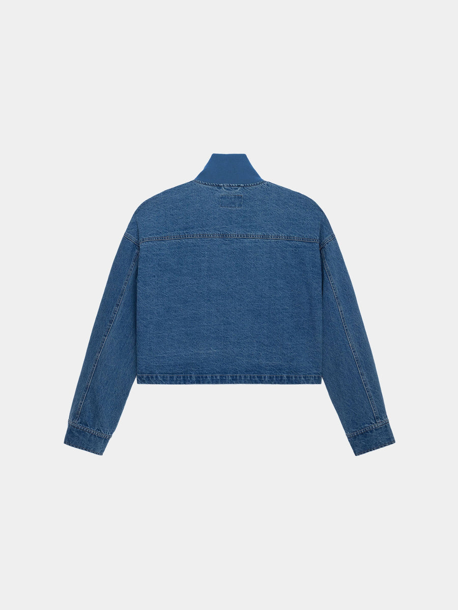 DENIM RELAXED FLIGHT JACKET WOMENS OUTERWEAR Alpha Industries 