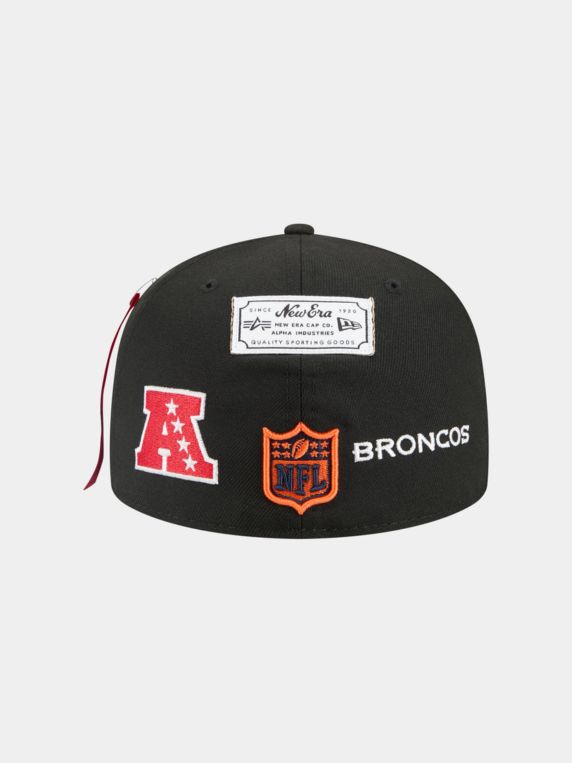 DENVER BRONCOS X ALPHA X NEW ERA 59FIFTY FITTED CAP ACCESSORY Alpha Industries 