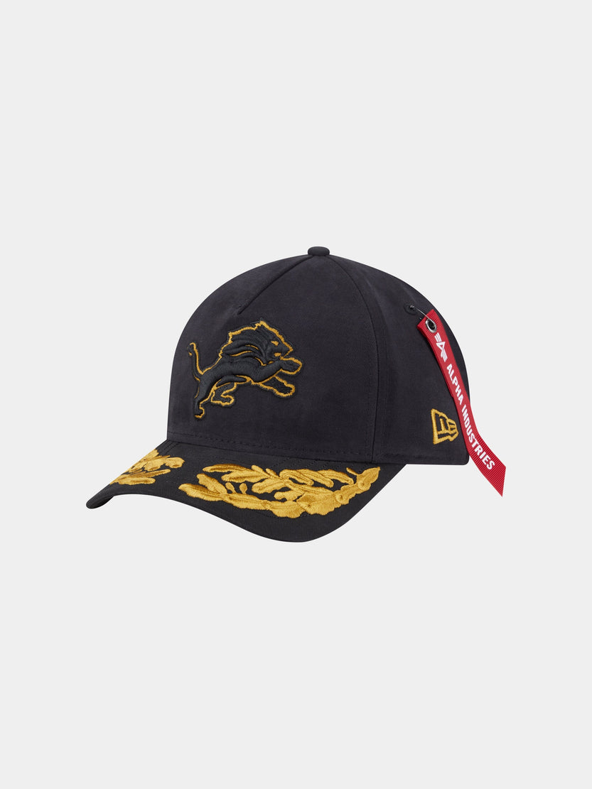 DETROIT LIONS X ALPHA X NEW ERA 940 MC CAP ACCESSORY Alpha Industries BLACK O/S 