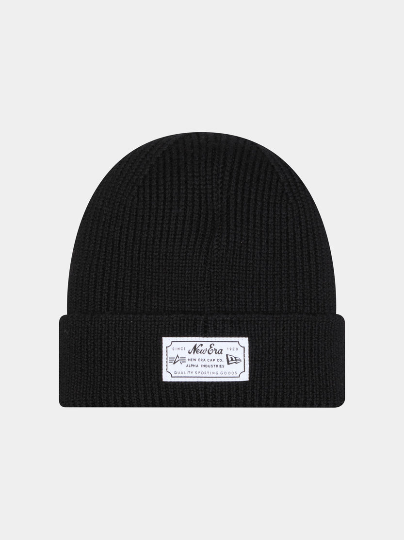 DETROIT LIONS X ALPHA X NEW ERA SHORT CUFF BEANIE ACCESSORY Alpha Industries 