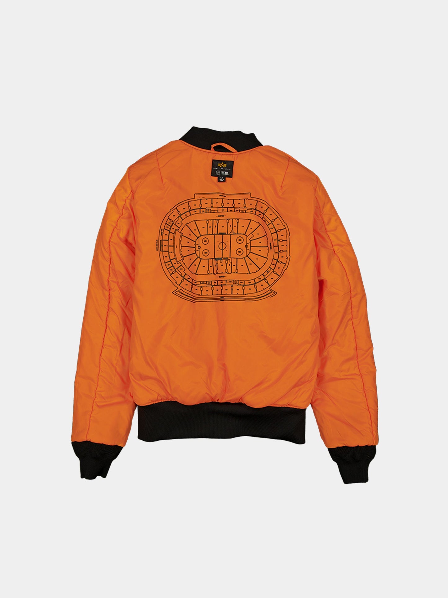 DETROIT RED WINGS X ALPHA X NEW ERA MA-1 BOMBER JACKET (BLACK CAMO) OUTERWEAR Alpha Industries 